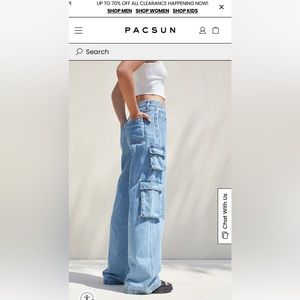 NWT | PACSUN BAGGY CARGO JEANS
